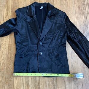 ROSALINA Satin Blazer jacket